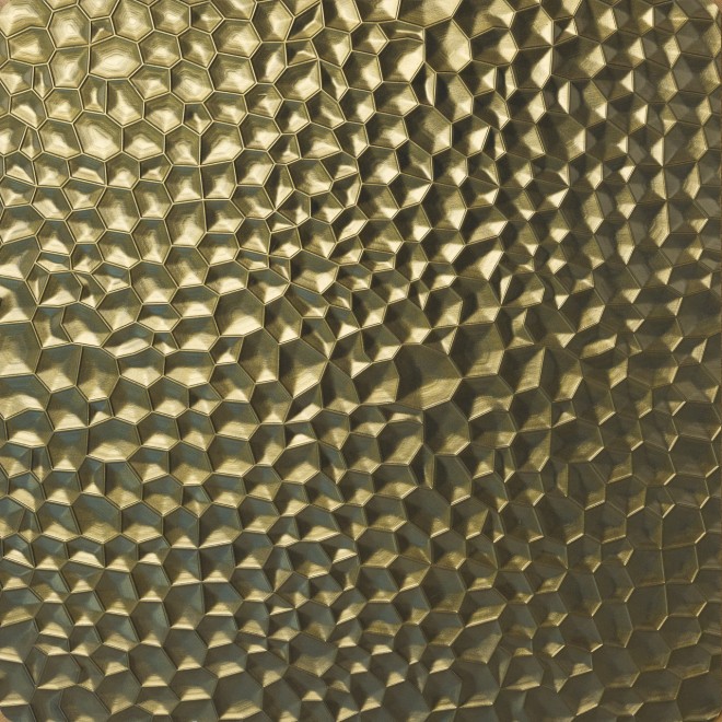 Falpanel dombornyomott bronz