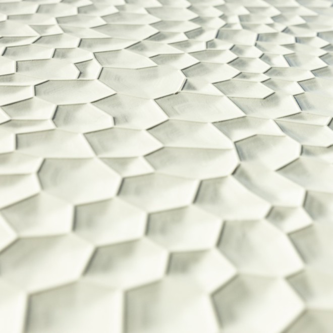 Falpanel dombornyomott fehér